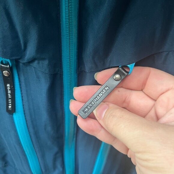 Helly Hansen Men's Waterproof Jacket L/G Helly Tech Performance Blue/White - Picture 3 of 8